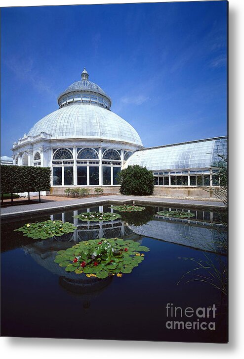 Enid A Haupt Conservatory Metal Print featuring the photograph New York Botanical Gardens by Rafael Macia