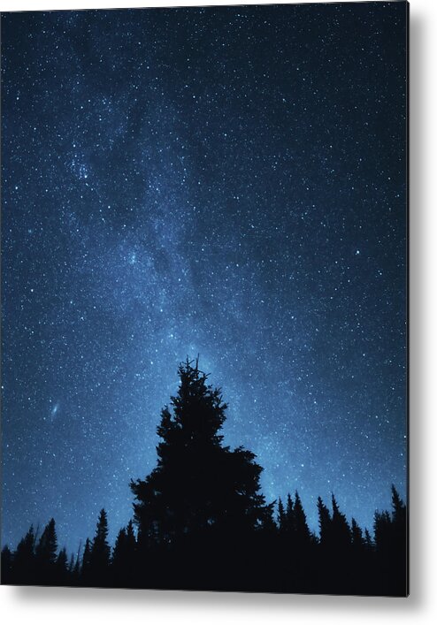 Long Metal Print featuring the photograph Night Sky by Misha Kaminsky