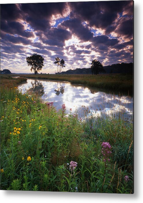 Sunset Metal Print featuring the photograph Nippersink Sunrise by Ray Mathis