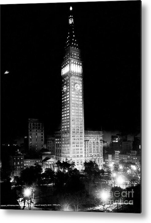 1907 Metal Print featuring the photograph Ny: Madison Square Park by Granger