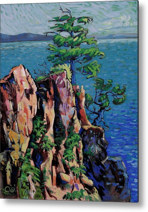 Rob Owen Metal Print featuring the painting Pacific 7 nfs by Rob Owen