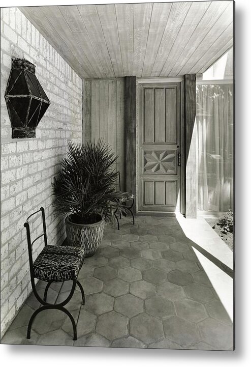 Outdoors Metal Print featuring the photograph Patio by Tom Leonard