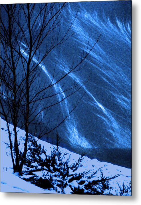 Snow Metal Print featuring the photograph Patterns on Ice by George Harth