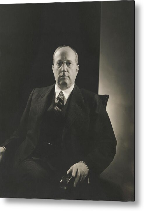 Business Metal Print featuring the photograph Portrait Of Eugene P. Meyer by Edward Steichen