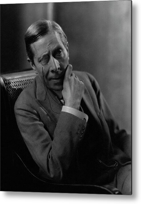 Actor Metal Print featuring the photograph Portrait Of George Arliss by Edward Steichen