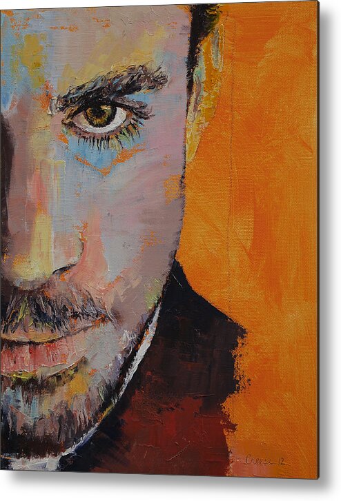 Priest Metal Print featuring the painting Priest by Michael Creese