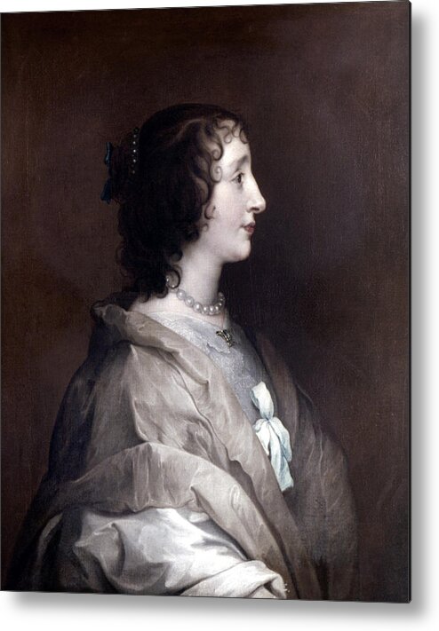 Anthony Metal Print featuring the painting Queen Henrietta Maria by Granger