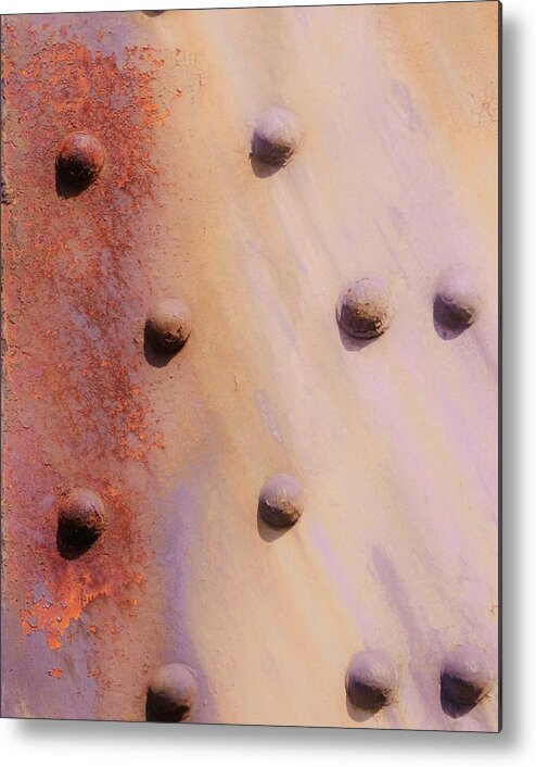 Rust Photographs Metal Print featuring the photograph Rust in Pastel 2 by Charles Lucas
