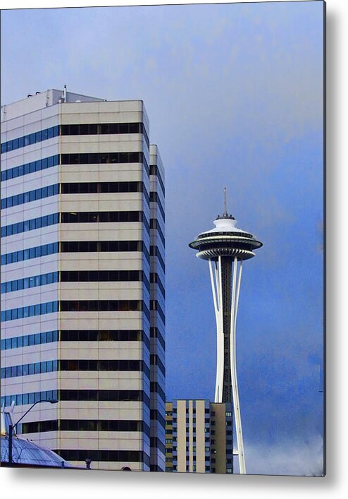 Ron Roberts Photography Metal Print featuring the photograph Seattle Space Needle by Ron Roberts