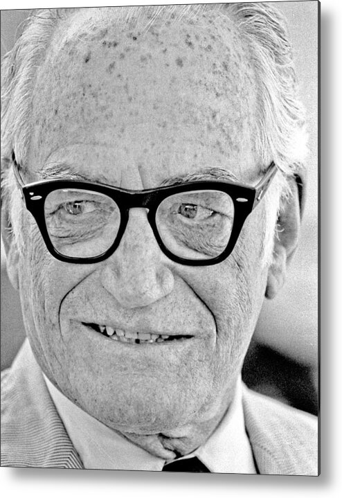 Celebrity Metal Print featuring the photograph Sen. Barry Goldwater by Jim Painter