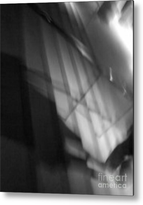 Av Ante Metal Print featuring the photograph Shadows on the stairs by Margaret Juul Ammann