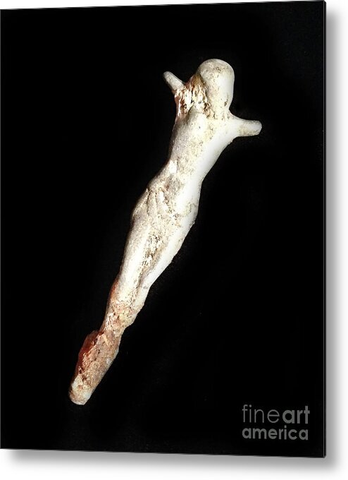 Greensboro Science Center Metal Print featuring the photograph Shipwreck Crucifix by Nancy Stein