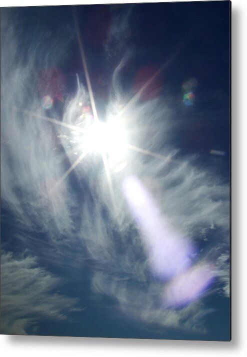 Cloud Metal Print featuring the photograph Sky Angel by Dwight Theall
