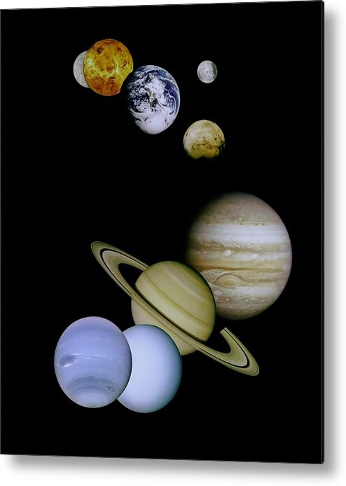 Mariner Metal Print featuring the photograph Solar System Montage by Movie Poster Prints