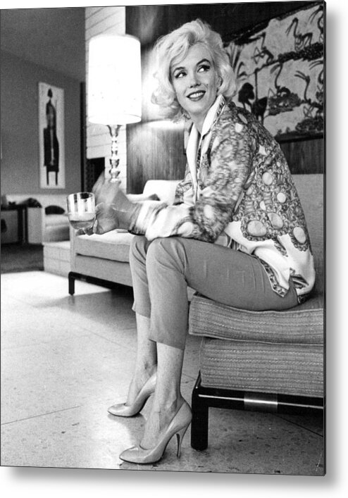 Icon Metal Print featuring the photograph Marilyn Monroe by Retro Images Archive