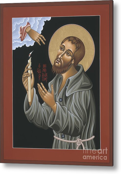 St. Benedict Joseph Labre Metal Print featuring the painting St. Benedict Joseph Labre 062 by William Hart McNichols