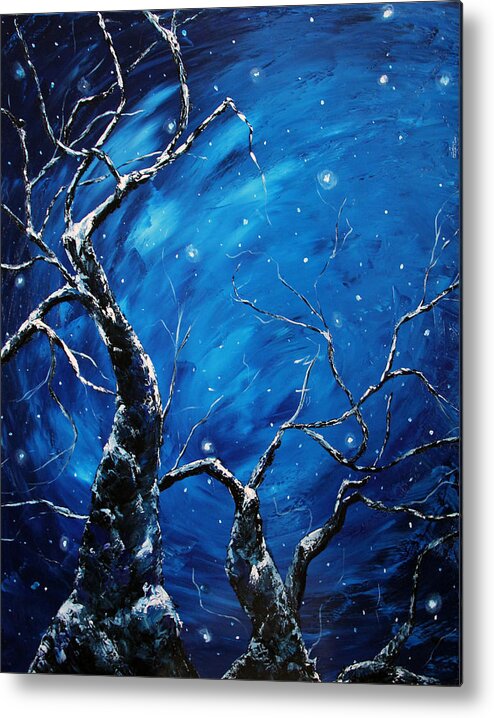 Winter Metal Print featuring the painting Stargazer by Meaghan Troup