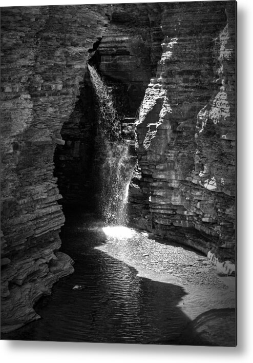 Landscape Metal Print featuring the photograph Steady flow by Rob Dietrich
