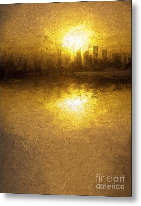 Sydney Sunset Metal Print featuring the photograph Sydney sunset by Sheila Smart Fine Art Photography