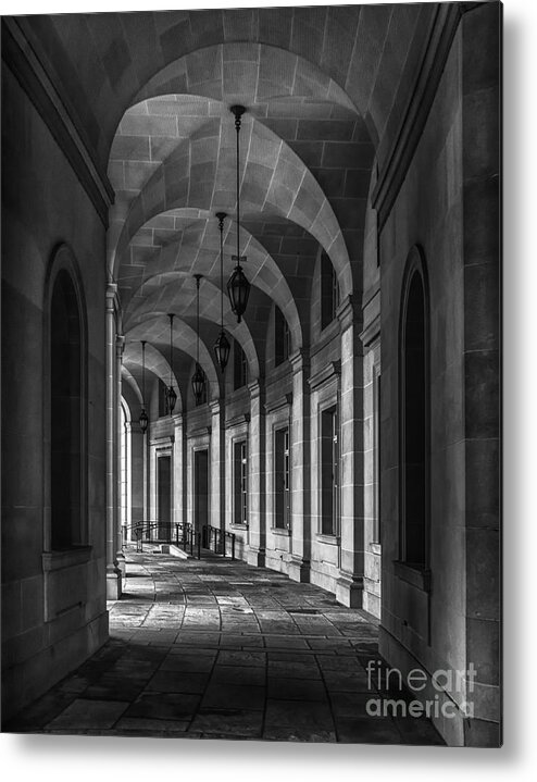 Portals Metal Print featuring the photograph The archway by Izet Kapetanovic