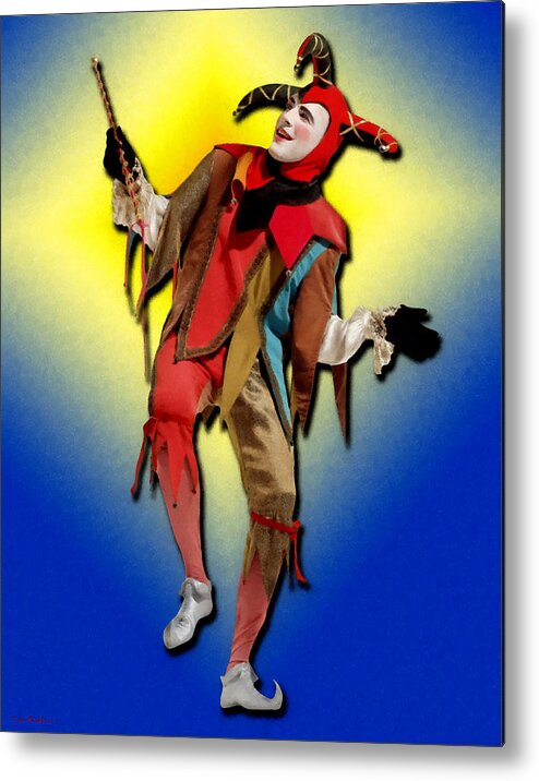 Court Jester Metal Print featuring the painting The Court Jester by Tyler Robbins