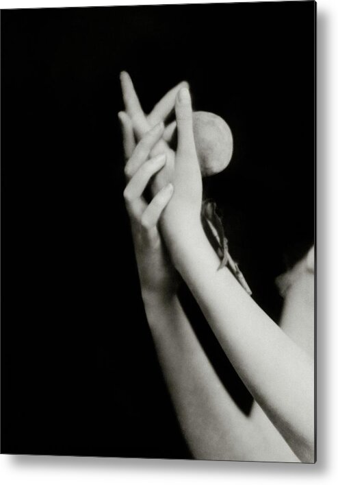 Beauty Metal Print featuring the photograph The Hands Of Peggy Wood by Ira L. Hill