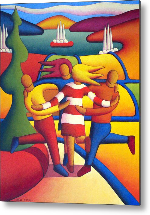 Dance Metal Print featuring the painting The Merry Dance by Alan Kenny