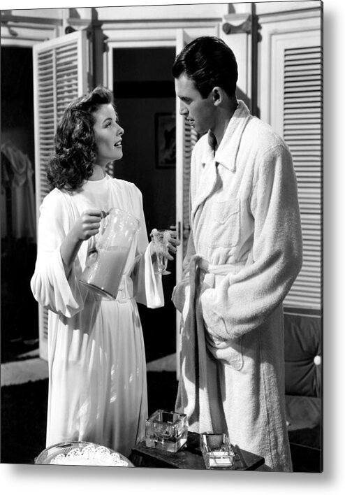 1940 Movies Metal Print featuring the photograph The Philadelphia Story, From Left by Everett