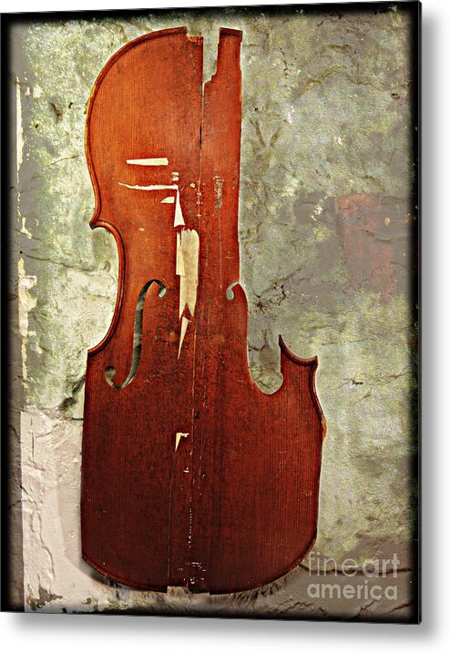 Cello Metal Print featuring the photograph The Pictorial Language of Figured Past Events by Steven Digman
