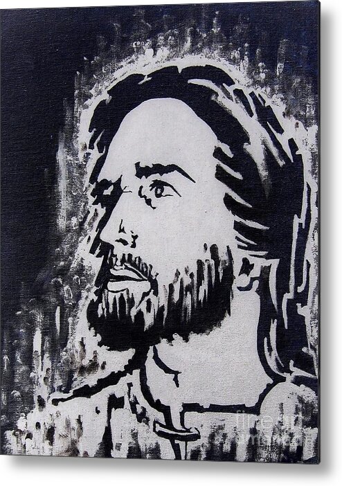 Church Metal Print featuring the painting The Son of God by Greg Moores