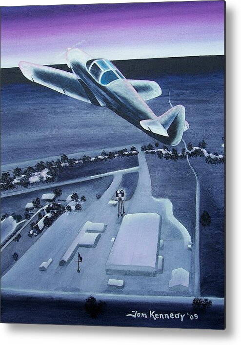 Swift Metal Print featuring the painting The Swift Comes Home by Thomas F Kennedy