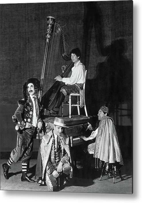 1925 Metal Print featuring the photograph Theater Marx Brothers by Granger