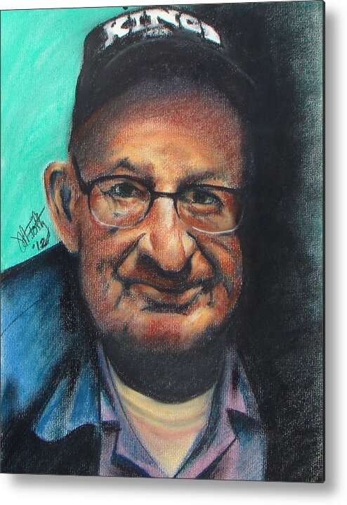 Portraits Metal Print featuring the painting Uncle Lee by Michael Foltz