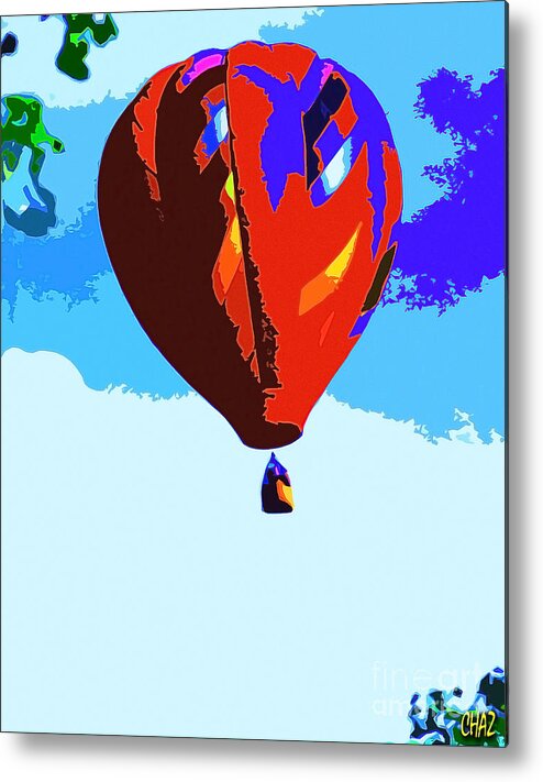 Ballooning Metal Print featuring the painting Up Up and Away by CHAZ Daugherty
