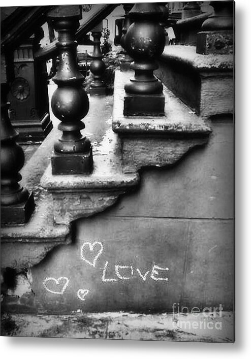 Love In New York City Metal Print featuring the photograph Urban Love by Miriam Danar