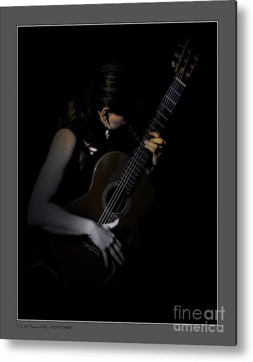 Performer Metal Print featuring the photograph Velvet Chords by Pedro L Gili