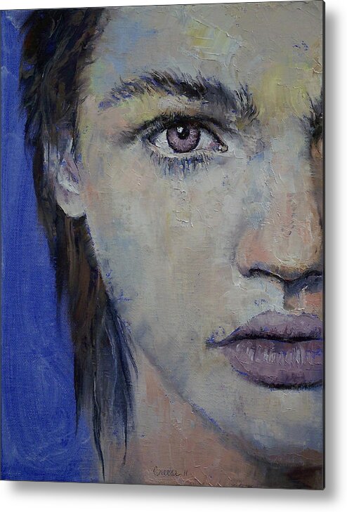Violet Metal Print featuring the painting Violet by Michael Creese