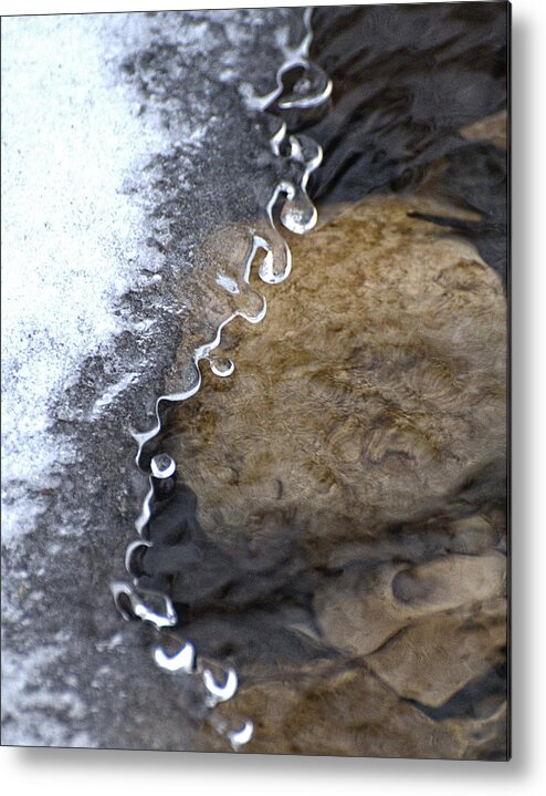 Cold Metal Print featuring the photograph Winter Jewels X by Alan Norsworthy