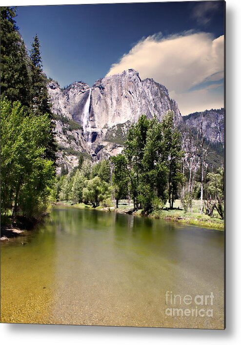 Ca Metal Print featuring the photograph Yosemite Falls by Lana Trussell