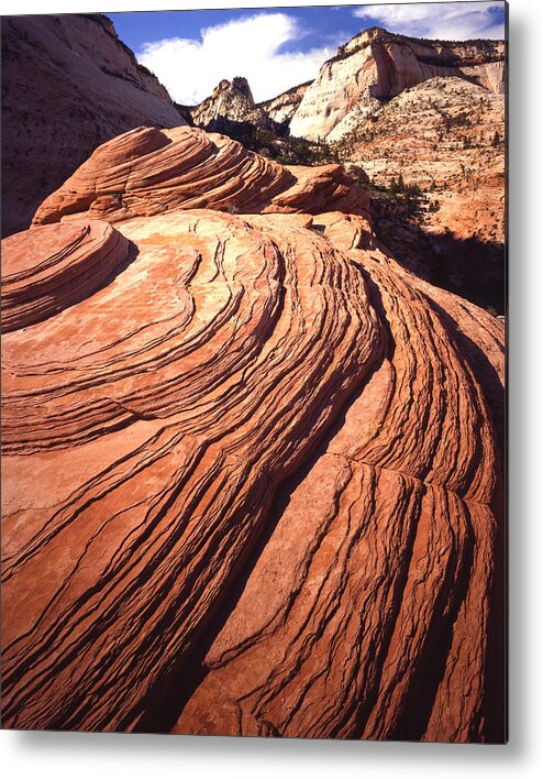 National Park Metal Print featuring the photograph Zion Beehives by Ray Mathis