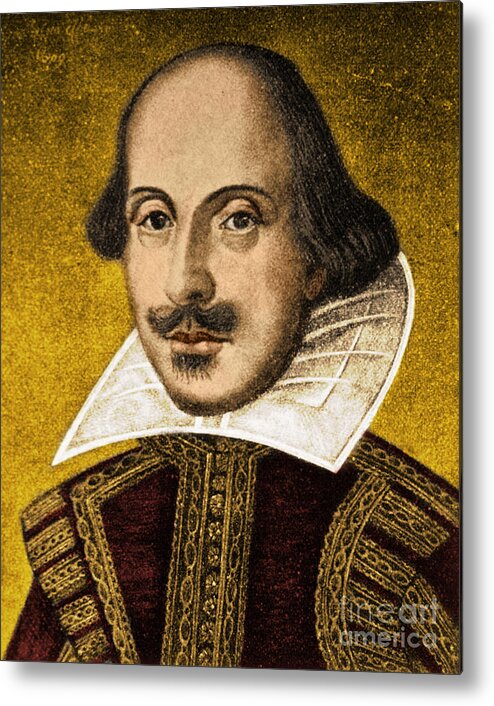 William Shakespeare Metal Print featuring the photograph William Shakespeare by Science Source