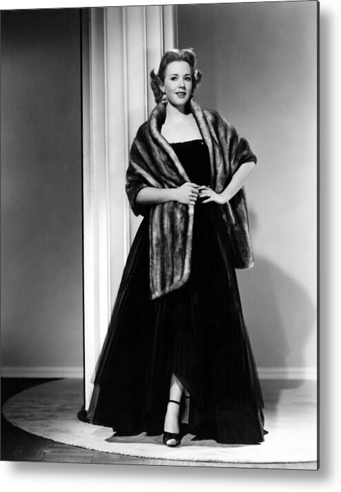 1950s Fashion Metal Print featuring the photograph Piper Laurie, 1954 #2 by Everett