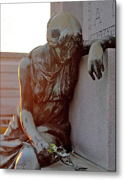 Cemetery Metal Print featuring the photograph Remember Me #2 by Cheri Randolph