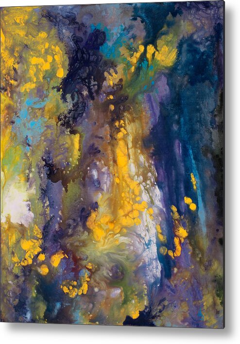 Cascade Metal Print featuring the painting Cascade by Marc Dmytryshyn