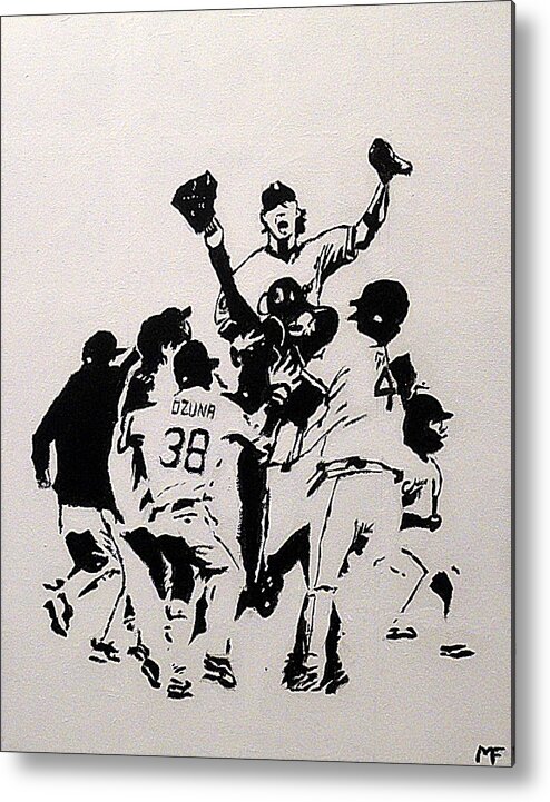 Chicago White Sox Metal Print featuring the painting Champions by Matthew Formeller