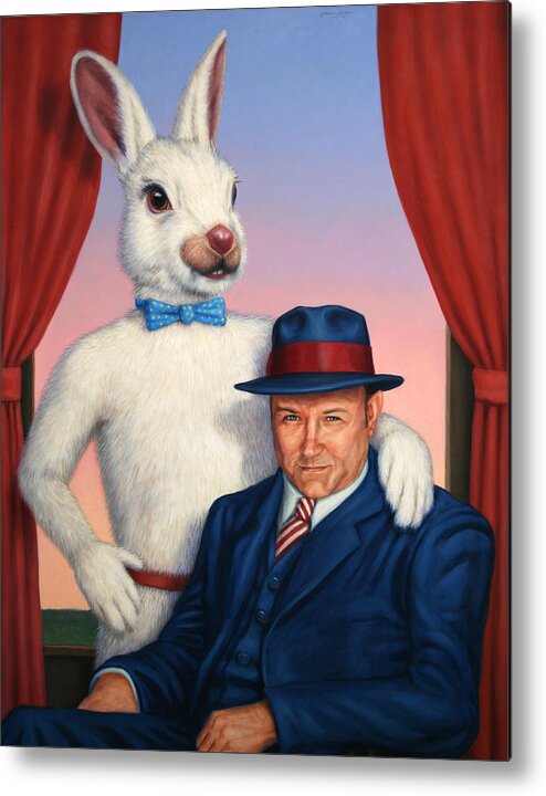 Harvey Metal Print featuring the painting Harvey and Randall by James W Johnson