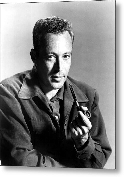 1950s Portraits Metal Print featuring the photograph Leon Uris, Circa Mid-1950s by Everett