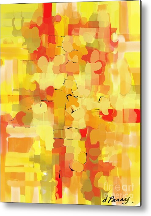 Abstract Art Prints Metal Print featuring the digital art Moving On by D Perry