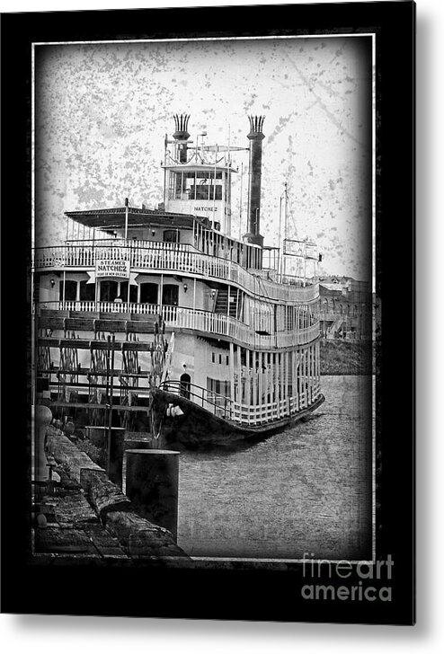 New Orleans Metal Print featuring the photograph New Orleans Steamboat by Jeanne Woods