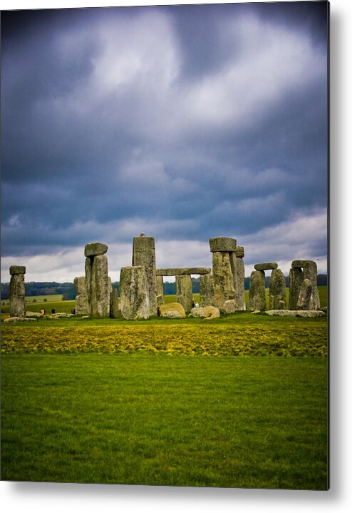 Stone Hedge Metal Print featuring the photograph Stone Hedge by Mickey Clausen